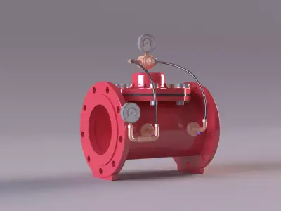 Pressure Control Valve 3D model