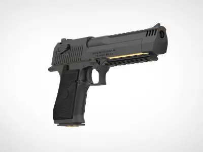 Desert Eagle Mark XIX from the movie Deadpool 3 2024  3D model