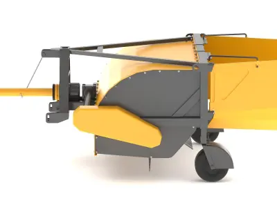 ELHO TR 300 Topper Rotary Mulcher Agricultural Mower Attachment 3D model