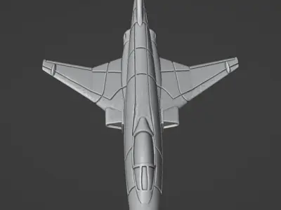 McDonnell Douglas F-101 Voodoo 3D print model