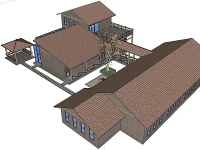 Creative Design-Holiday Cabin-0123 3D model