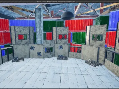 Shooting Training - Unreal Engine Low-poly 3D model
