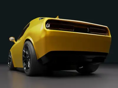 3D Print-Ready Dodge Hellcat Hotwheels Free 3D print model purchase