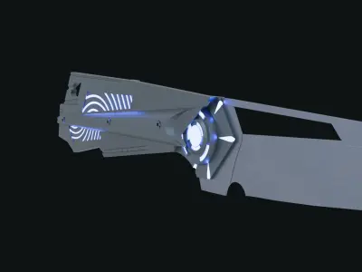 FREE Sci-Fi Knife Free 3D model