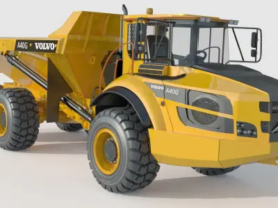 Volvo A40G Wheel Truck 3D model