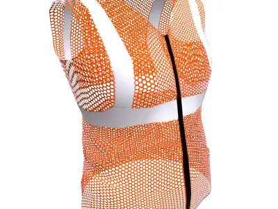 Safety Jacket Low Poly Low-poly 3D model