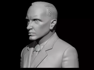 Stepan Bandera Bust 3D print model