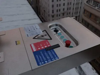 Panel for scaffolding and construction 3D model