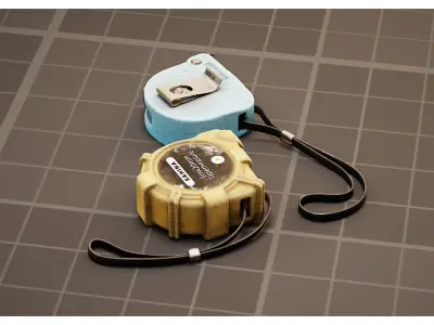 Construction Tape Measures Set 3D model