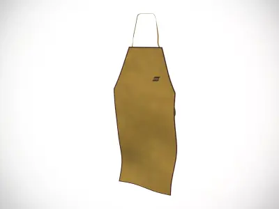 Industrial Apron Low-poly 3D model