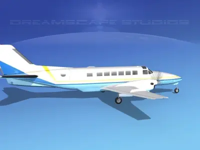 Beechcraft B99 Florida Coastal 3D model