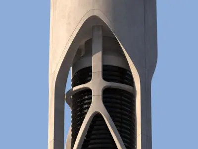  Futuristic Building 104 