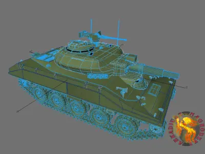 M-551 Sheridan obj 3D model