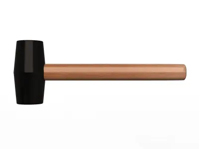 Soft Hammer Low-poly 3D model