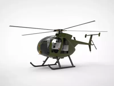 Helicopter MD500 3D model