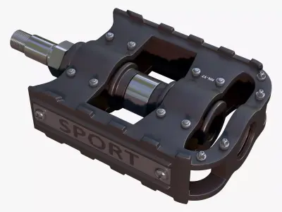 Bicycle Pedal Platform M1 3D model