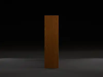 Vintage Sideboard Low-poly 3D model