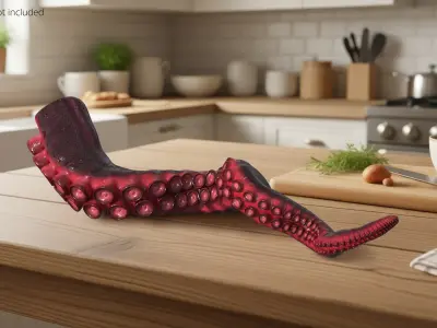  Octopus Tentacle Marine Anatomy Red 