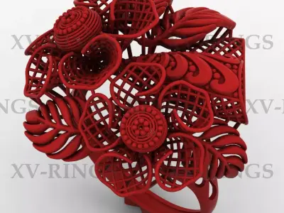 NEW TURKISH RING XV-05 3D print model