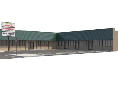 Retail-098 Retail Store 3D model