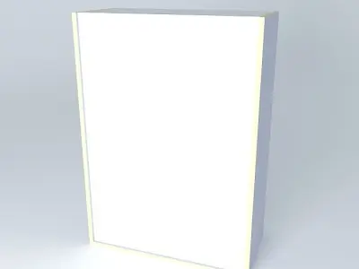 W2D1D box Free 3D model
