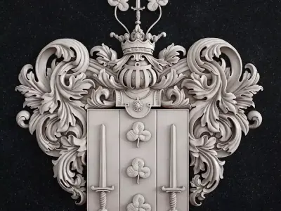 coat of arms 1 3D print model