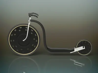 Kick bike 3D model
