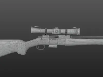 M24 Sniper rifle Free 3D model purchase