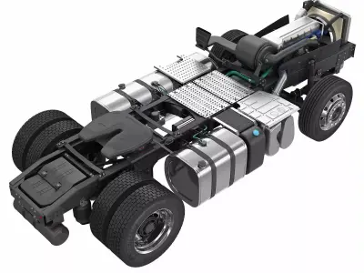 Truck Chassis 4X2 3D model