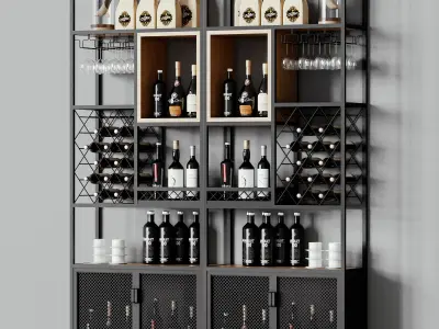 Homary Industrial Rack 3D model