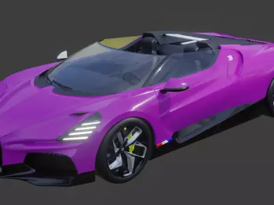 Bugatti Mistral 3D model