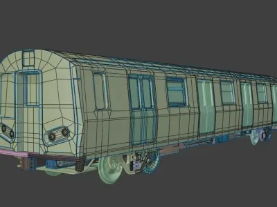 newyork subway train 3D model