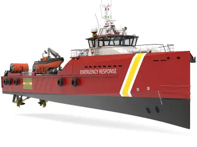 EMERGENCY RESPONSE VESSEL 3D model