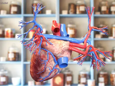 Womens Heart 3D model