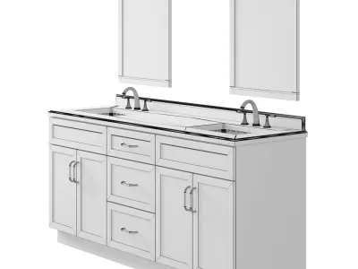 OVE Lincoln 72 Vanity 3D model