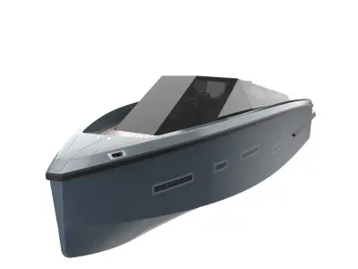 58 Wally Power Yacht 3D model 3D model