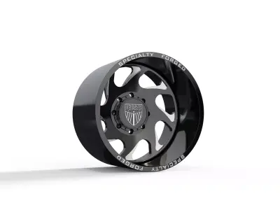 REAR SPECIALITY FORGED D006 WHEEL 3D MODEL 3D model