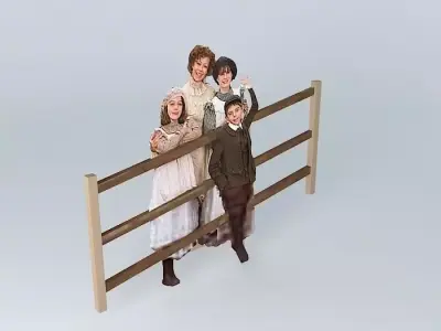 Eco Rail Track Railway Children Dummy Old Steam Days Free 3D model