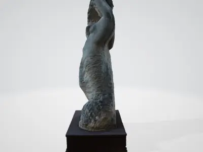 monument5 statue of woman 3D model