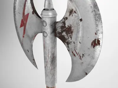 weapon of war Low-poly 3D model