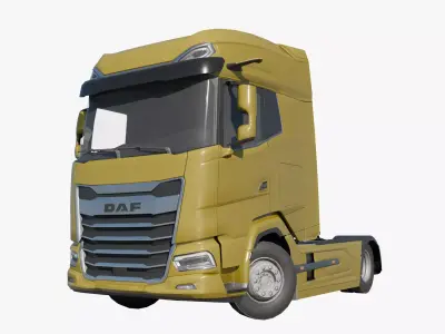 DAF XG 2022 Low-poly 3D model