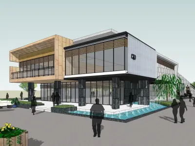 Sketchup Building Z2 3D model
