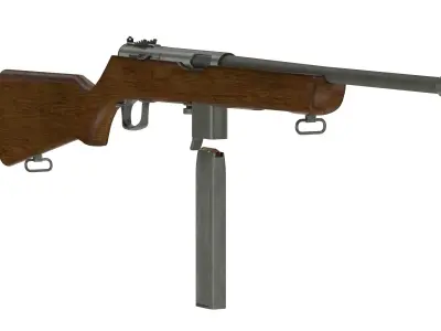 M50 Reising Low Poly PBR Realistic Low-poly 3D model