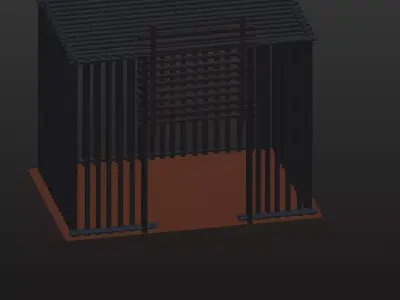 cage  3d model  3D model