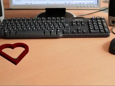 Marriage carabiner Free 3D model