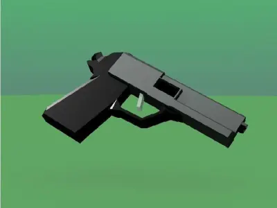M8 pistol Free low-poly 3D model