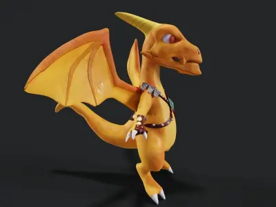 Dragon 3D model 12