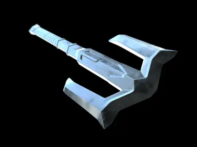 Scifi 2H Axe 3D model