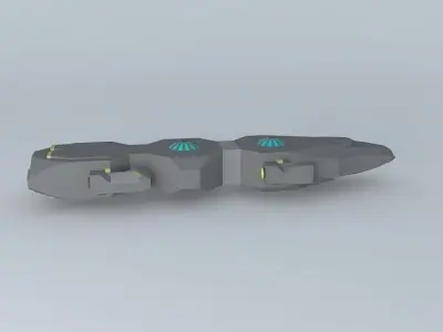 Experimental Assault Frigate Free 3D model