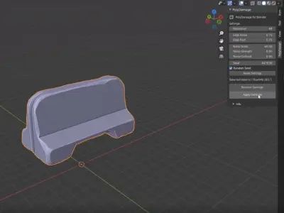 PolyDamage for Blender 3D model